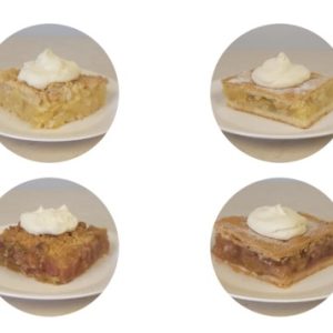 Apple and Rhubarb Tarts and Crumbles Hillcresthomebakery